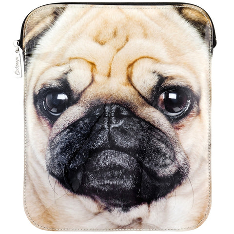 Pug Large Face iPad Sleeve