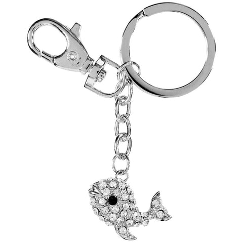 Whale Sparkling Body Keychain