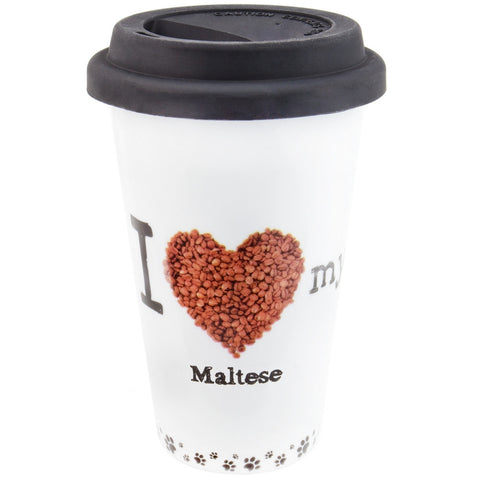 Maltese Profile Porcelain Mug