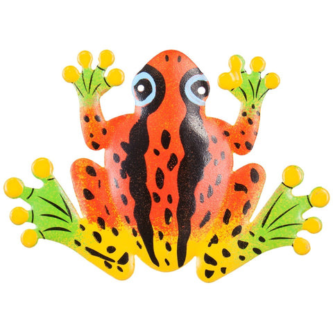 Red Frog Body Bobble Metal Magnet