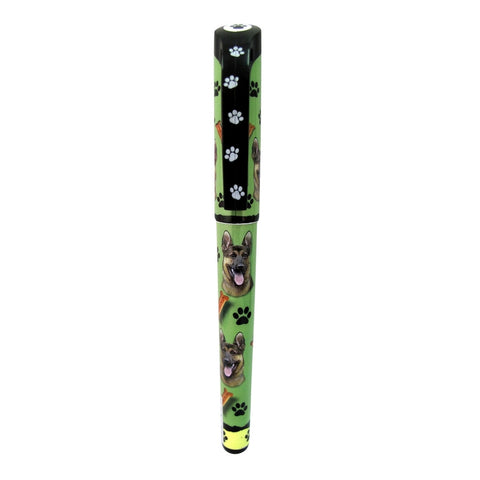 German Shepherd & Paws Refillable Gel Pen