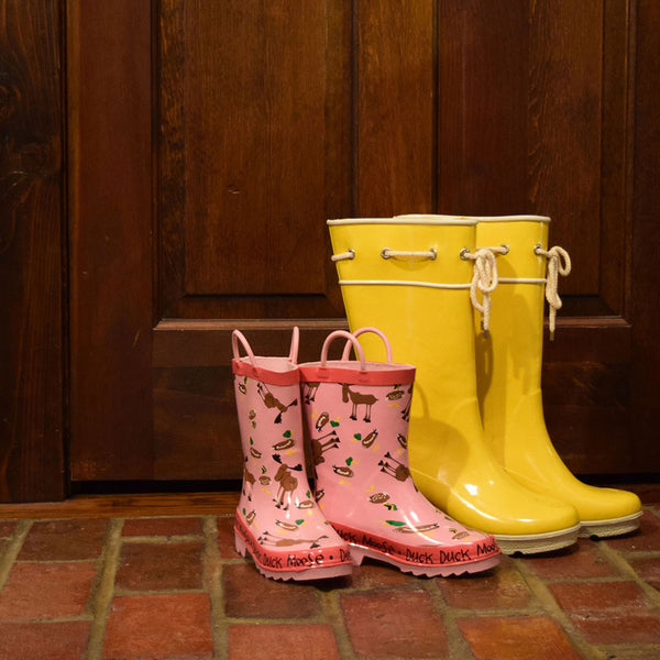 pink mack boots