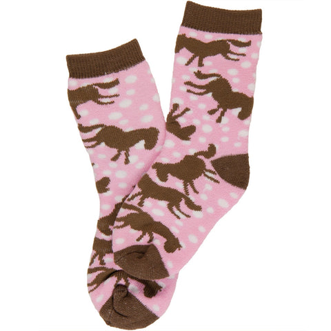 Dotty Horse Infant Socks