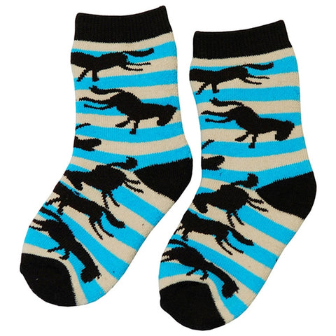 Stripey Horse Infant Socks