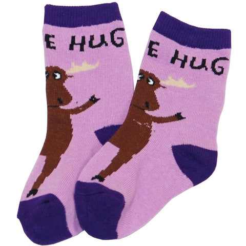 Moose Hug Infant Socks