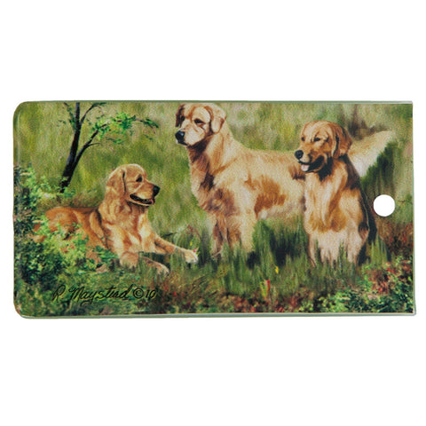 Golden Retriever Portrait Bag Tag