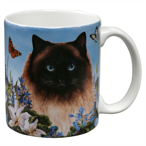 Himalayan Cat Garden Party Fun Mug