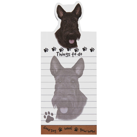 Scottie Tall Magnetic Notepad