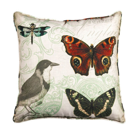 Nature's Poetry - Butterfly Wonder Accent Pillow