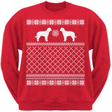 Labradoodle Black Adult Ugly Christmas Sweater Crew Neck Sweatshirt