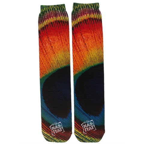 Peacock Pattern Sublimated Socks
