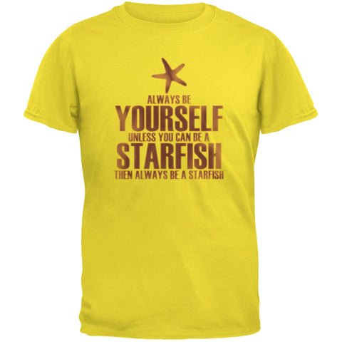 Always Be Yourself Starfish Yellow Youth T-Shirt