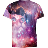 Galaxy Cat All Over Adult T-Shirt