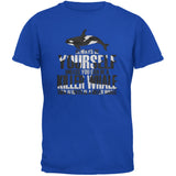 Always be Yourself Killer Whale Charcoal Grey Adult T-Shirt