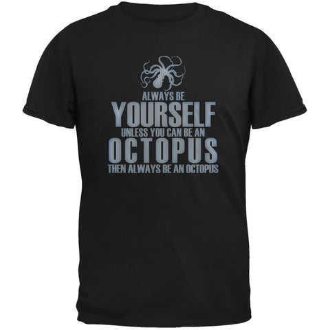 Always Be Yourself Octopus Black Youth T-Shirt