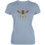 Bumble Bee Rays Bright Yellow Juniors Soft T-Shirt
