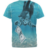 Kitty Nevermind Cat Parody All Over Adult T-Shirt