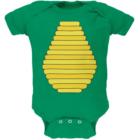 Dragon Classic Green Costume Kelly Green Soft Baby One Piece