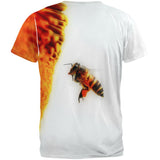 Honey Bee in Flight All Over Adult T-Shirt
