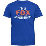 I'm A Fox What's Your Superpower Black Adult T-Shirt