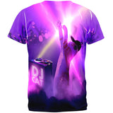 DJ Kitty Cat Club All Over Adult T-Shirt