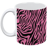 Zebra Print Pink All Over Coffee Mug