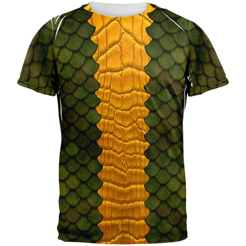 Halloween Green Dragon Costume All Over Adult T-Shirt