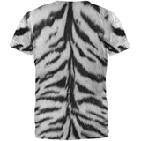 White Siberian Tiger Costume All Over Adult T-Shirt