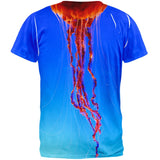 Halloween Orange Nettle Jellyfish Costume All Over Adult T-Shirt
