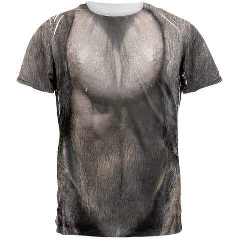 Halloween Gorilla Costume All Over Adult T-Shirt