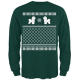 Bichon Frise Ugly Christmas Sweater Forest Adult Long Sleeve T-Shirt