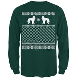 Goldendoodle Ugly Christmas Sweater Forest Adult Long Sleeve T-Shirt