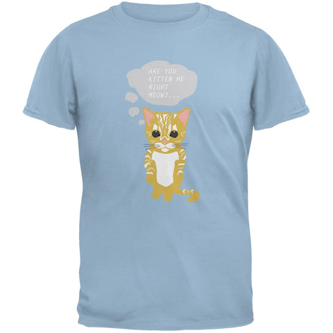Kitten Me Light Blue Adult T-Shirt