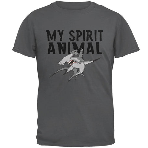My Spirit Animal Hammerhead Shark Grey Soft Adult T-Shirt