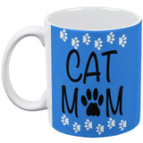 Cat Mom All Over Coffee Mug front view