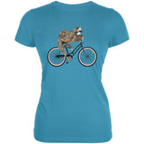 Bicycle Sloth Juniors Soft T Shirt