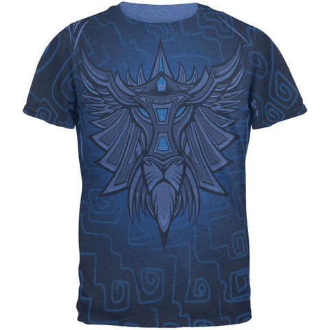 Glowing God Lion Grey Mens T Shirt