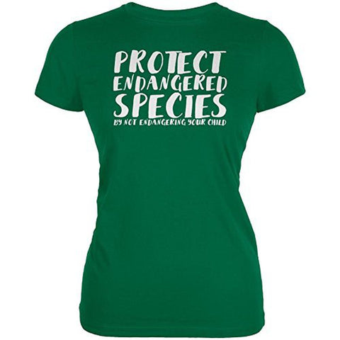 Protect Endangered Species Your Child Juniors Soft T Shirt