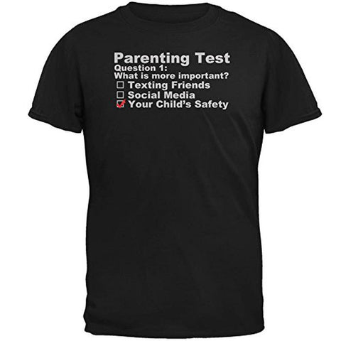 Parenting Test Child Safety Mens T Shirt