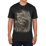 Baby Raccoons Tight Fit Mens Soft T Shirt