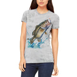 Bass Leaping in Action Juniors Soft T Shirt
