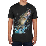 Bass Leaping in Action Mens T Shirt