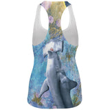 Hammerhead Distressed Splatter All Over Womens Work Out Tank Top