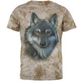 Timber Wolf Face Mens T Shirt