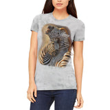 Zebra Lovers Juniors Soft T Shirt