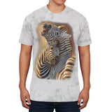 Zebra Lovers Mens Soft T Shirt