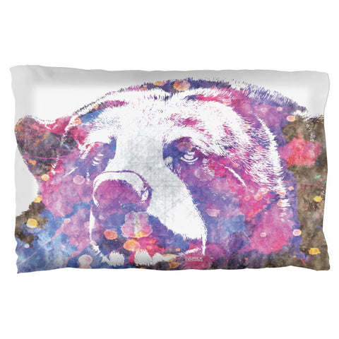 Spirit Bear Splatter Pillow Case