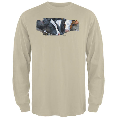 Queens of the Dairy Farm Cows Mens Long Sleeve T Shirt