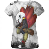 Panda Warrior Monk All Over Womens T Shirt
