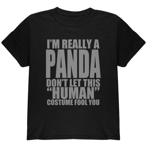 Halloween Human Panda Costume Youth T Shirt